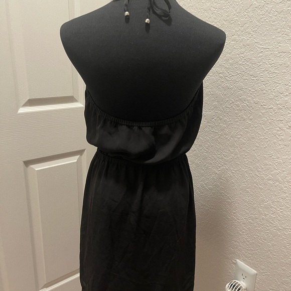 BEBE Halter Dress | Black | Size M - Picture 3 of 6